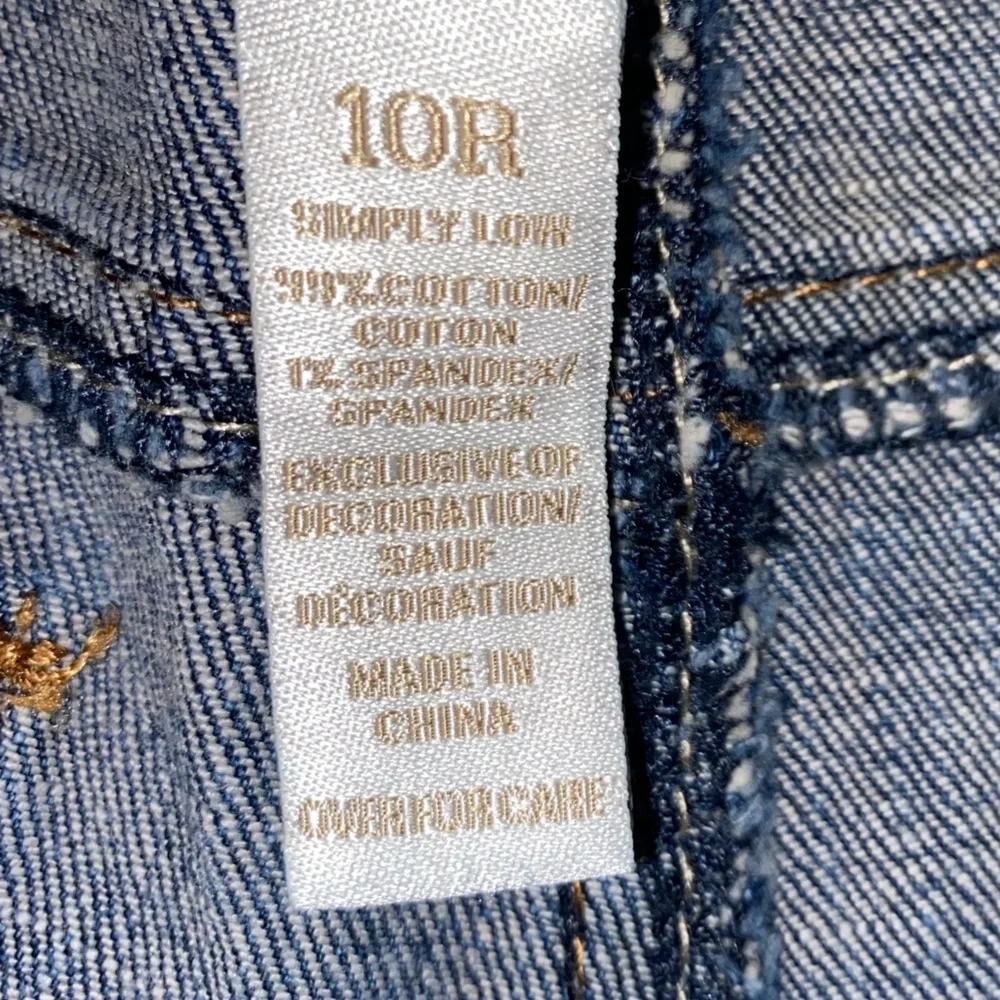 Justice Simply Low Bootcut Jeans. Size 10R
